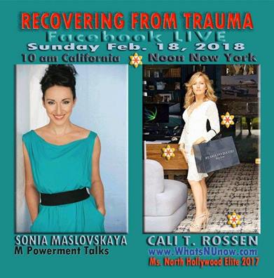 RECOVERING FROM TRAUMA:  FB LIVE this SUNDAY with Sonia Maslovskaya M Powerment ...