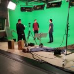 Filming episodic Virtual Reality project on green screen.  Amazing project teach...